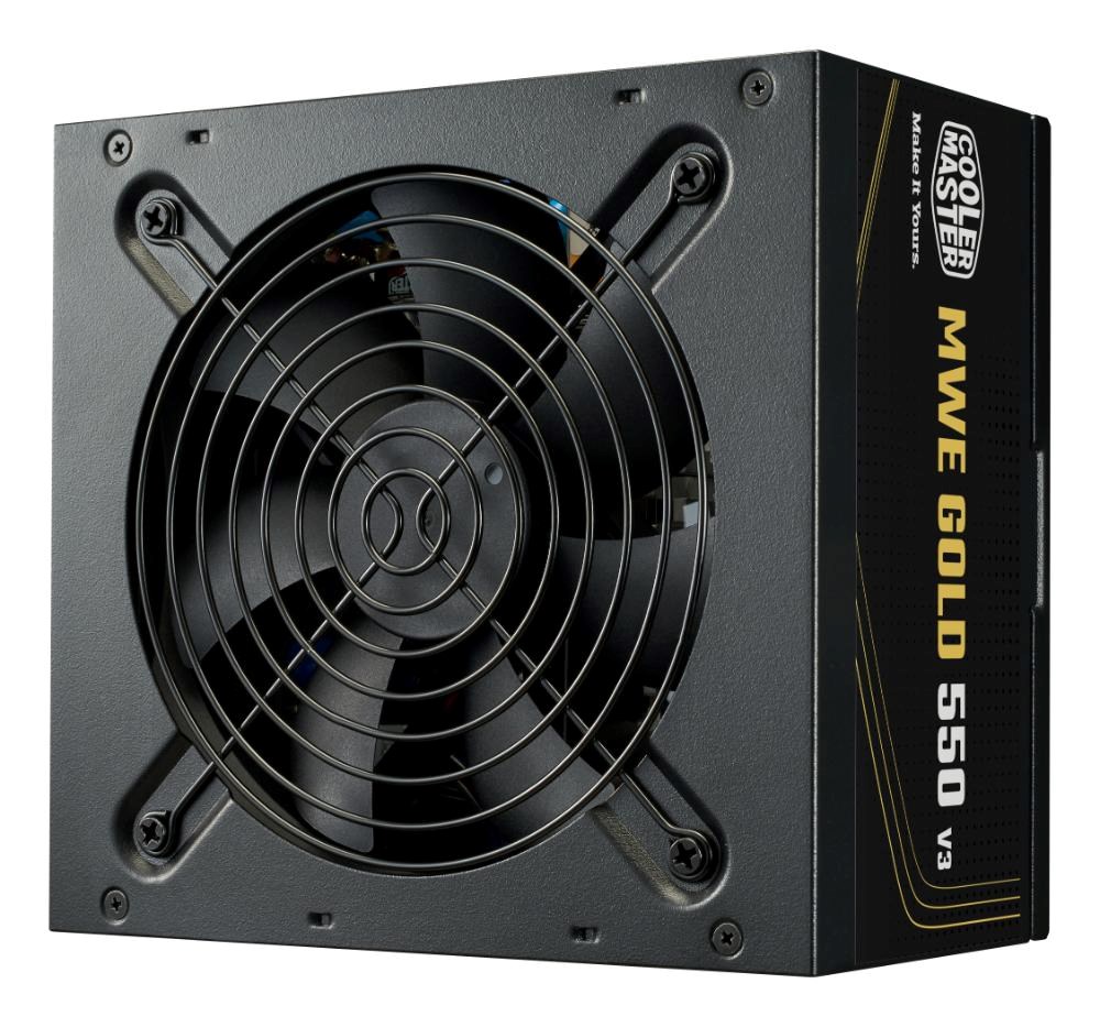 Cooler Master MWE Gold V3 ATX 3.1 Non-Modular moduł zasilaczy 550 W 24-pin ATX Czarny