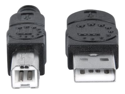MANHATTAN 333368 Manhattan Kabel USB 2.0 A-B M/M 1,8m czarny