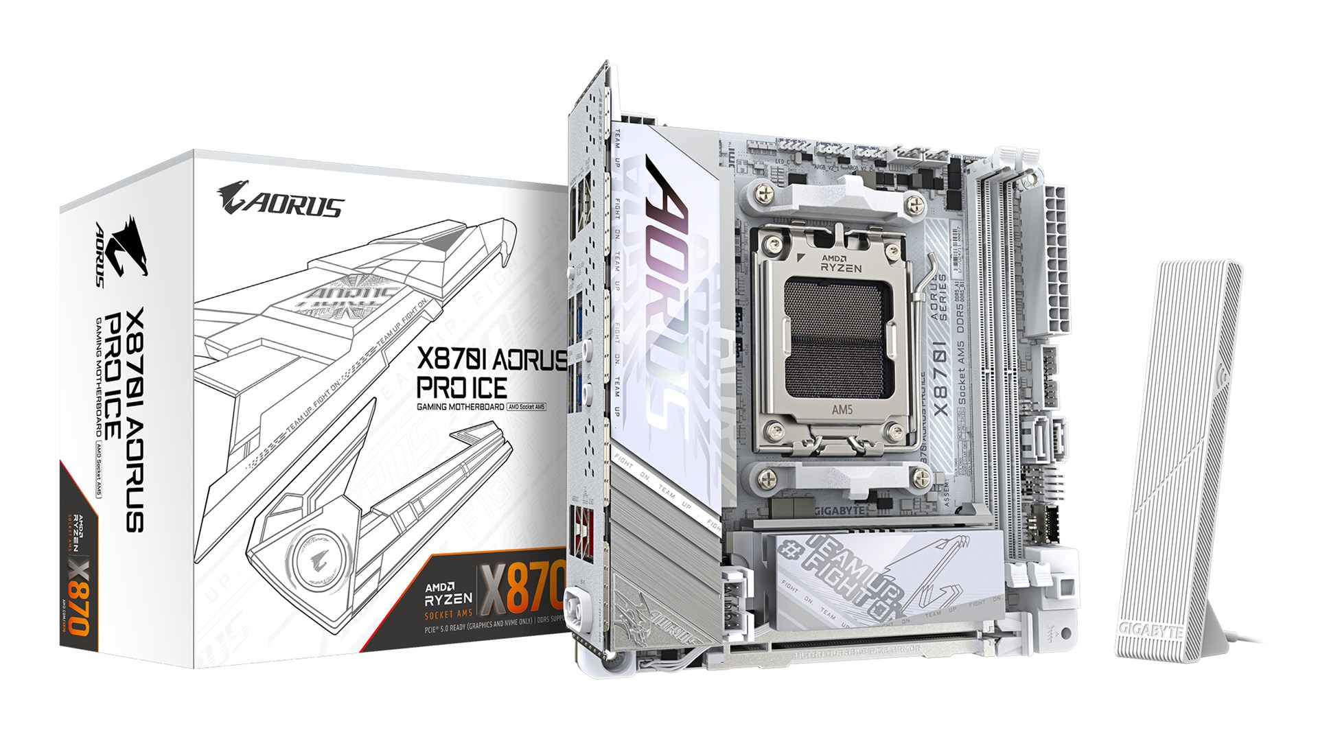 Płyta główna Gigabyte X870I AORUS PRO ICE (X870, AM5, mITX, DDR5)
