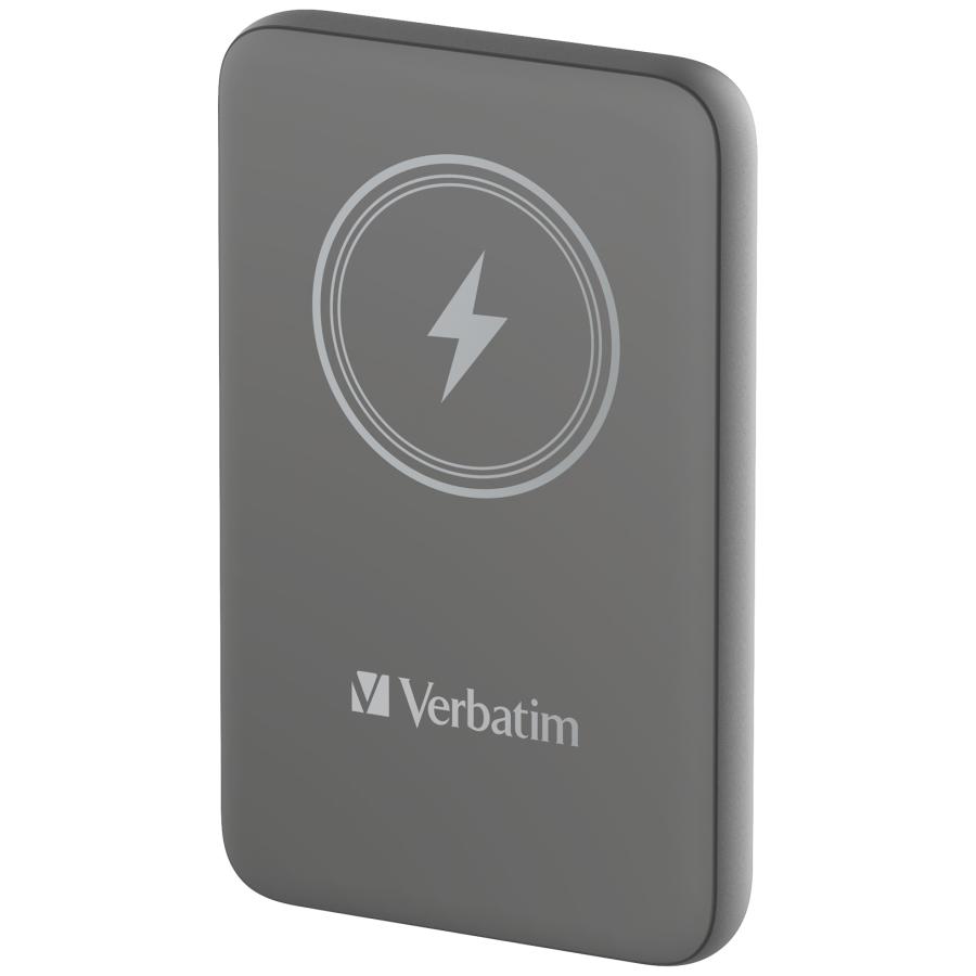 Powerbank Verbatim Charge 'n' Go Magnetic Wireless 10000mAh USB-C PD 3.0 Grey
