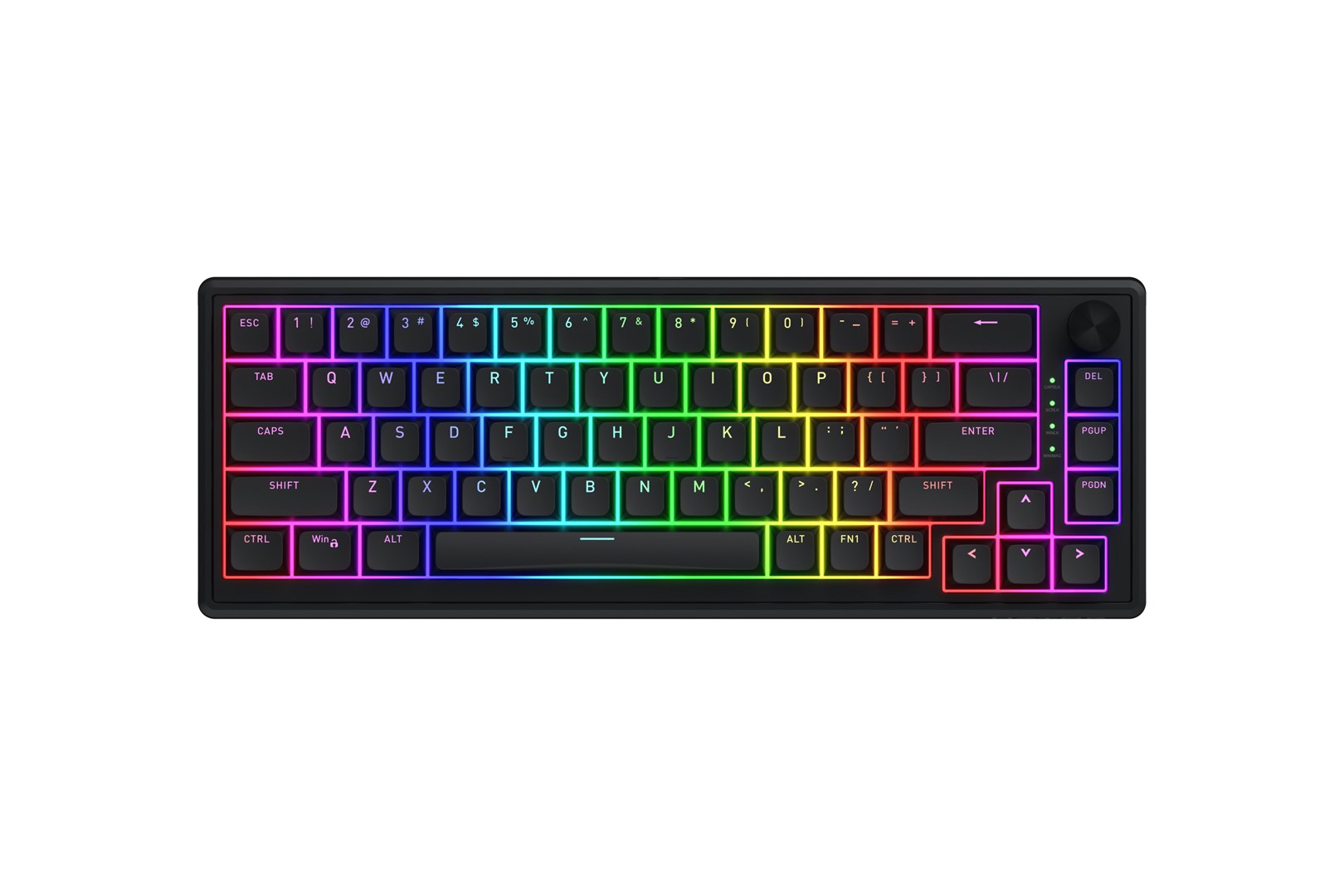 HATOR Skyfall 65 Wired klawiatura Uniwersalne USB QWERTY Angielski Czarny