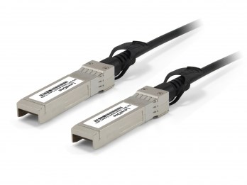 LevelOne DAC-0103 kabel InfiniBand / światłowodowy 3 m SFP+ Czarny, Stal nierdzewna