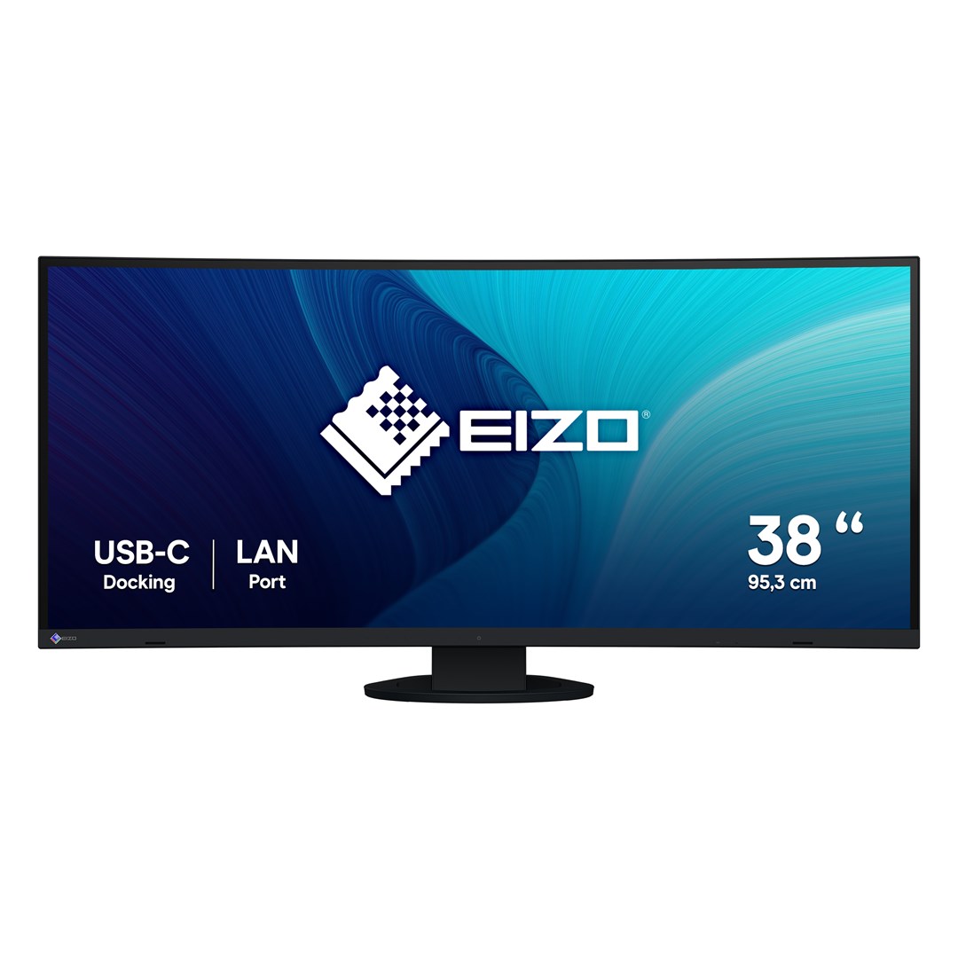 Monitor EIZO FlexScan EV3895-BK - 95,2 cm (37,5") - 3840 x 1600 pikseli - UltraWide Quad HD+ - LED - 5 ms