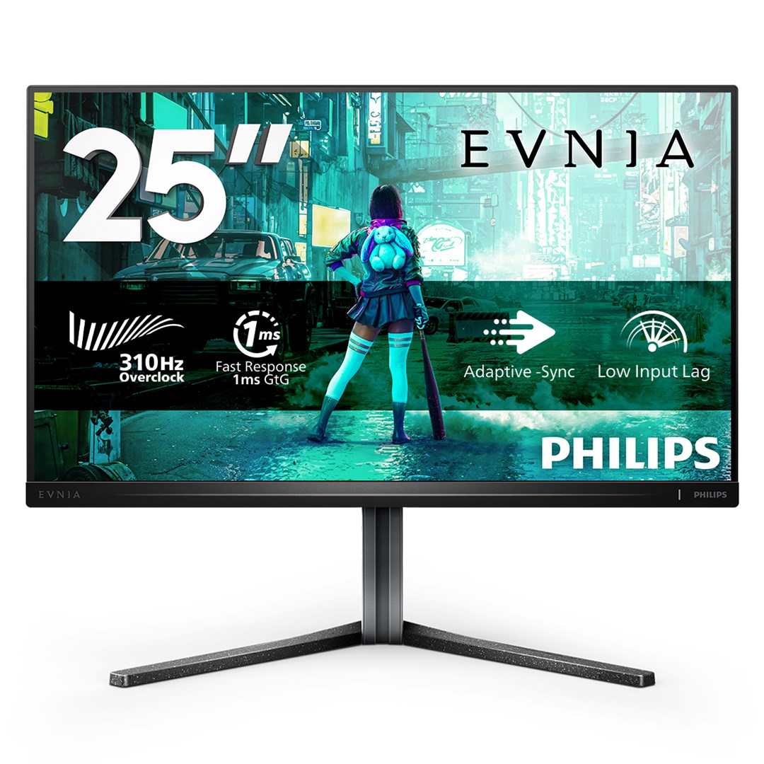 Philips Evnia 3000 25M2N3200U/00 monitor komputerowy 62,2 cm (24.5") 1920 x 1080 px Full HD LCD Szary
