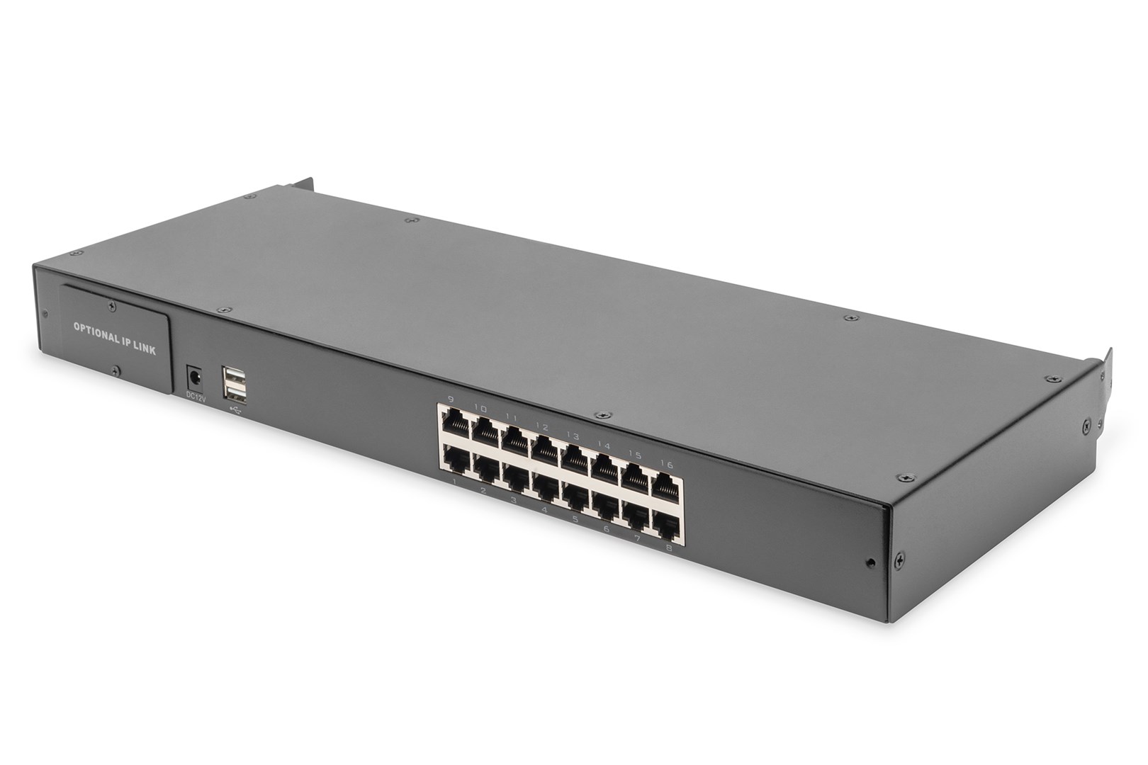 Digitus Przełącznik modułowy KVM Cat.5, 16-portowy