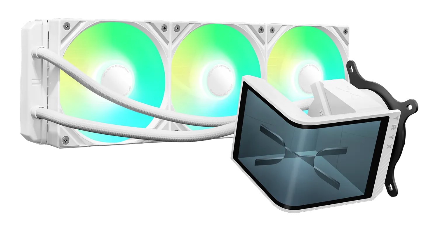 TRYX PANORAMA SE ARGB 360 Kompletne chłodzenie wodne, wyświetlacz 3D AMOLED - 360mm, biały