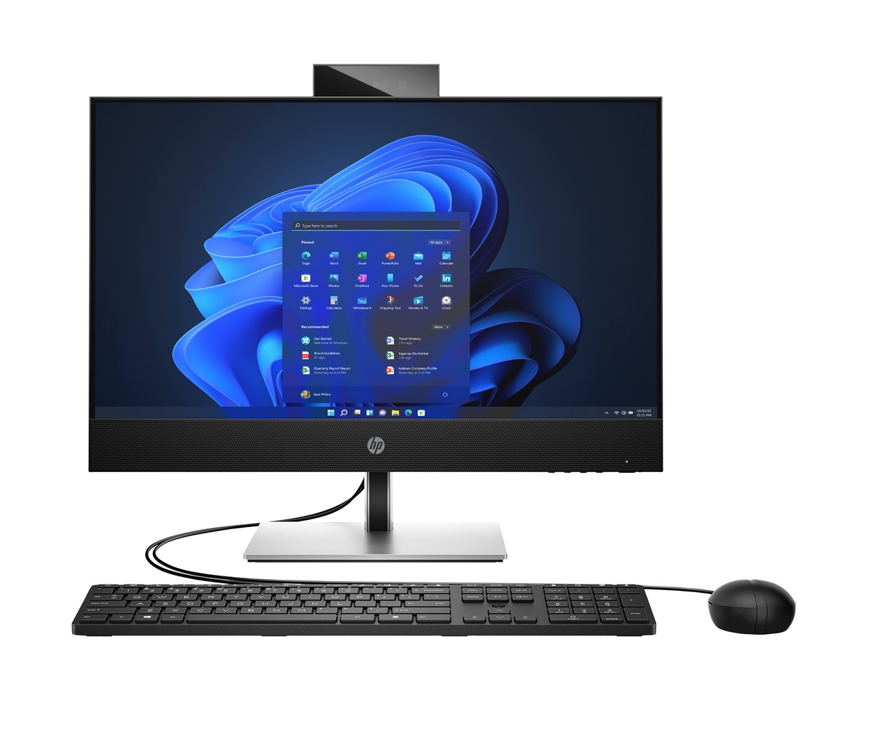 HP ProOne 440 G9 Intel® Core™ i5 i5-14500T 60,5 cm (23.8") 1920 x 1080 px All-in-One PC 16 GB DDR5-SDRAM 512 GB SSD Windows 11 Pro Wi-Fi 6E (802.11ax) Czarny