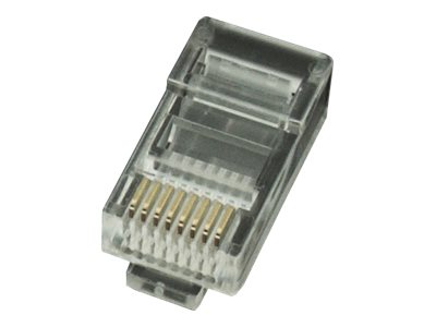 GEMBIRD LC-8P8C-001/10 Gembird wtyk sieciowy RJ45 (10 sztuk) kat. 5e, 8P8C, 30U, do drutów