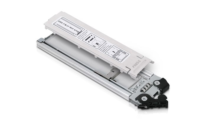 Icy Dock MB840TP-B obudowa do dysków twardych Obudowa SSD Aluminium, Czarny M.2