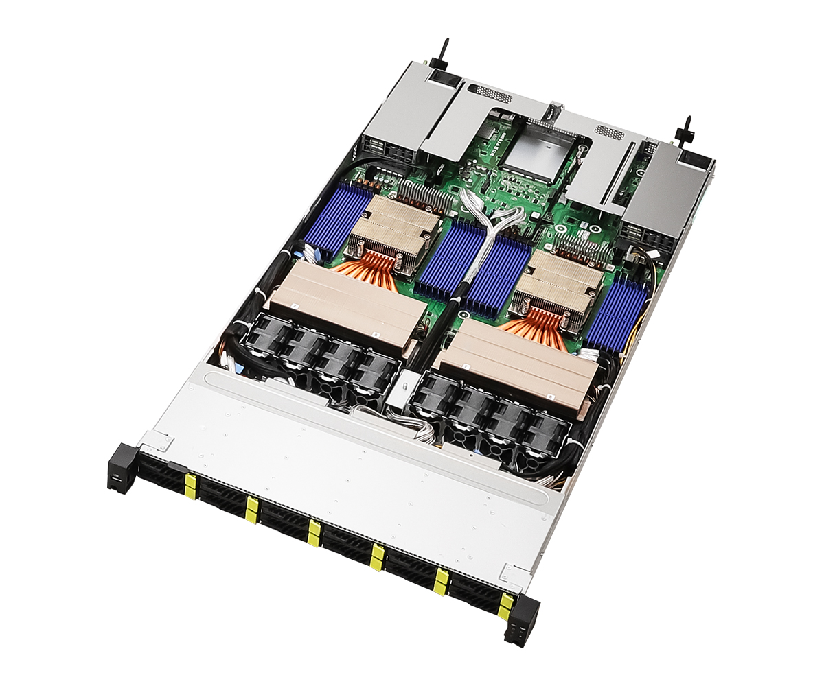 Serwer Rack 1U ASRock 1U12E-TURIN2/EVAC 2×Socket SP5
