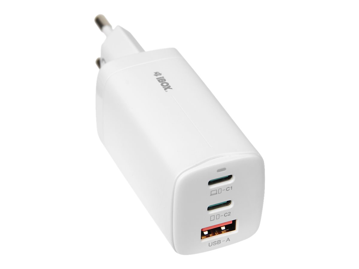 Ładowarka sieciowa ILUC65 GaN 65W USB-C biała