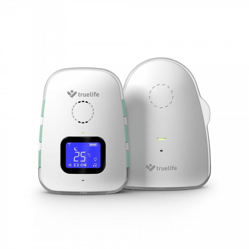 TrueLife NannyTone VM3 Cyfrowy babyphone Zielony, Biały