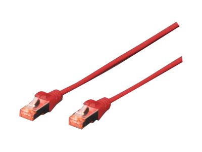 DIGITUS CAT 6 S-FTP patch cable Cu LSZH AWG 27/7 length 5 m color red