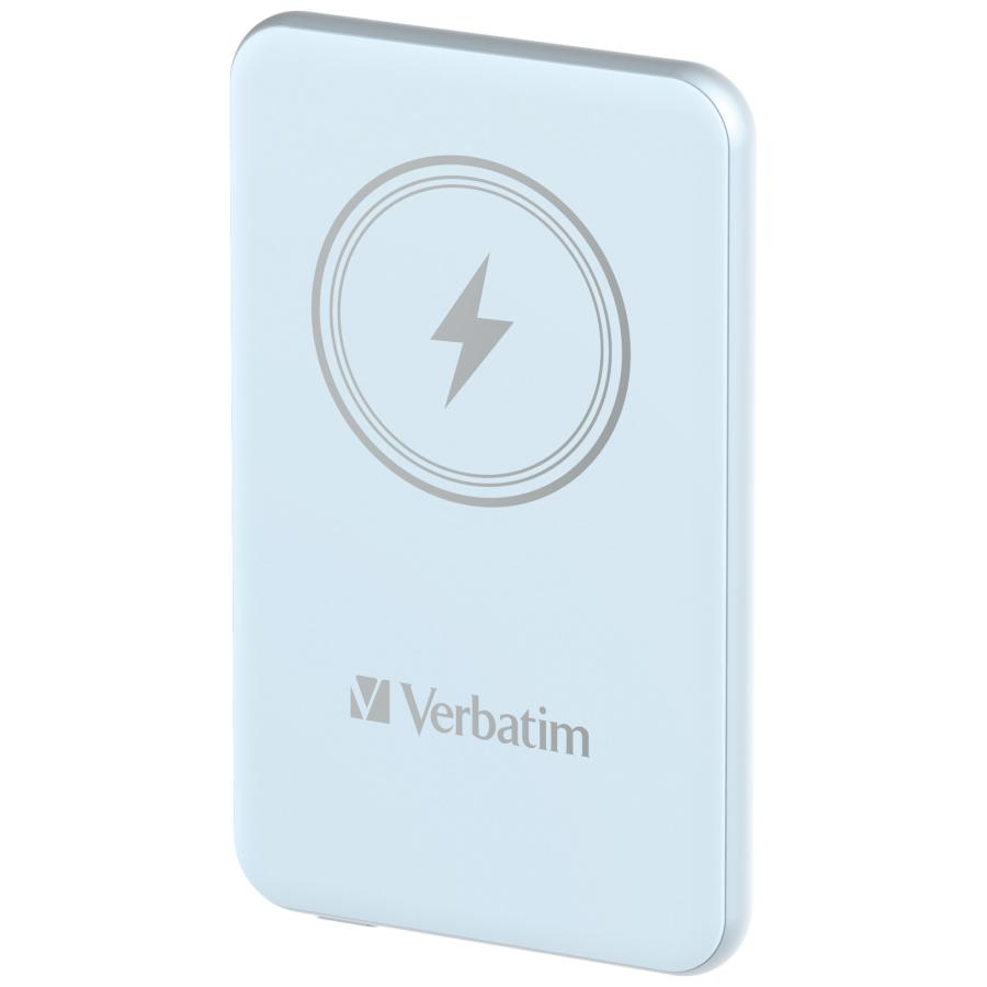 Powerbank Verbatim Charge 'n' Go Magnetic Wireless 5000mAh USB-C PD 3.0 Blue