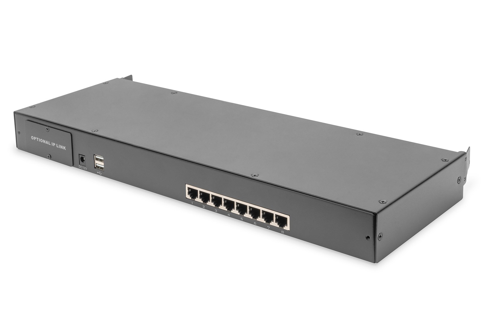 Digitus Przełącznik modułowy KVM Cat.5, 8-portowy