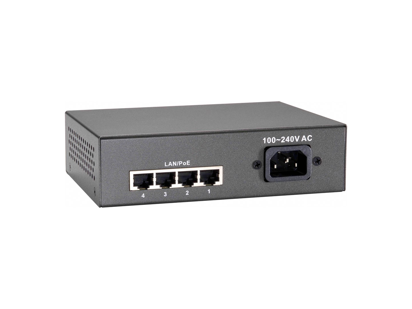 Switch 5-portowy Fast Ethernet PoE+, 4x FE PoE+ (65W) Producent: LEVELONE (FEP-0511)