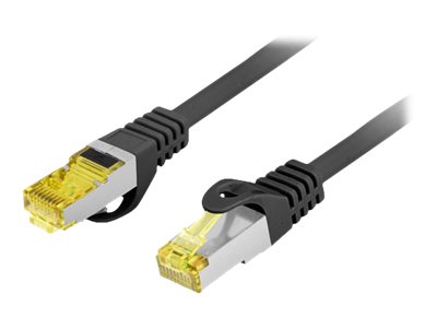 Patchcord kat.6a S/FTP LSZH CU 2m fluke passed czarny