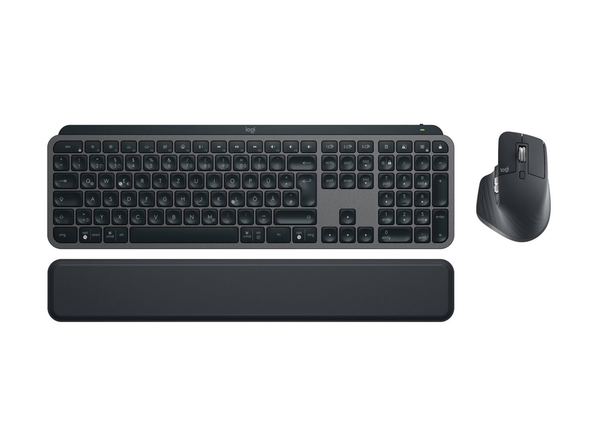 Logitech Desktop MX Keys Combo for Business Gen. 2 BOLT [DE] darkgrey BT MX Keys, MX Master 3S, MX Handballenauflage for B.