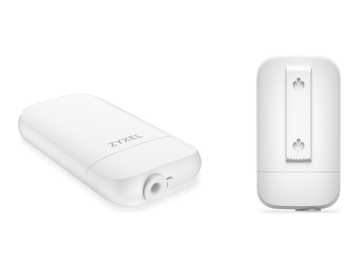 Outdoor Wireless Bridge Zyxel NWA55AXPTP AX2400 2.4GHz(1x1)/5GHz(2x2) PoE+ 1x1G IP55, Standalone/Nebula Cloud Managed, zasilacz w kpl., zestaw 2 szt, 5Ghz do 5 km