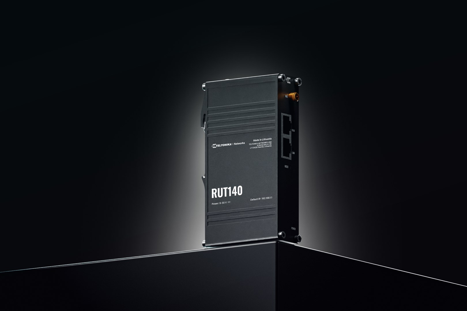 Router przemysłowy Teltonika RUT140 2x RJ45 100Mb/s, IP30