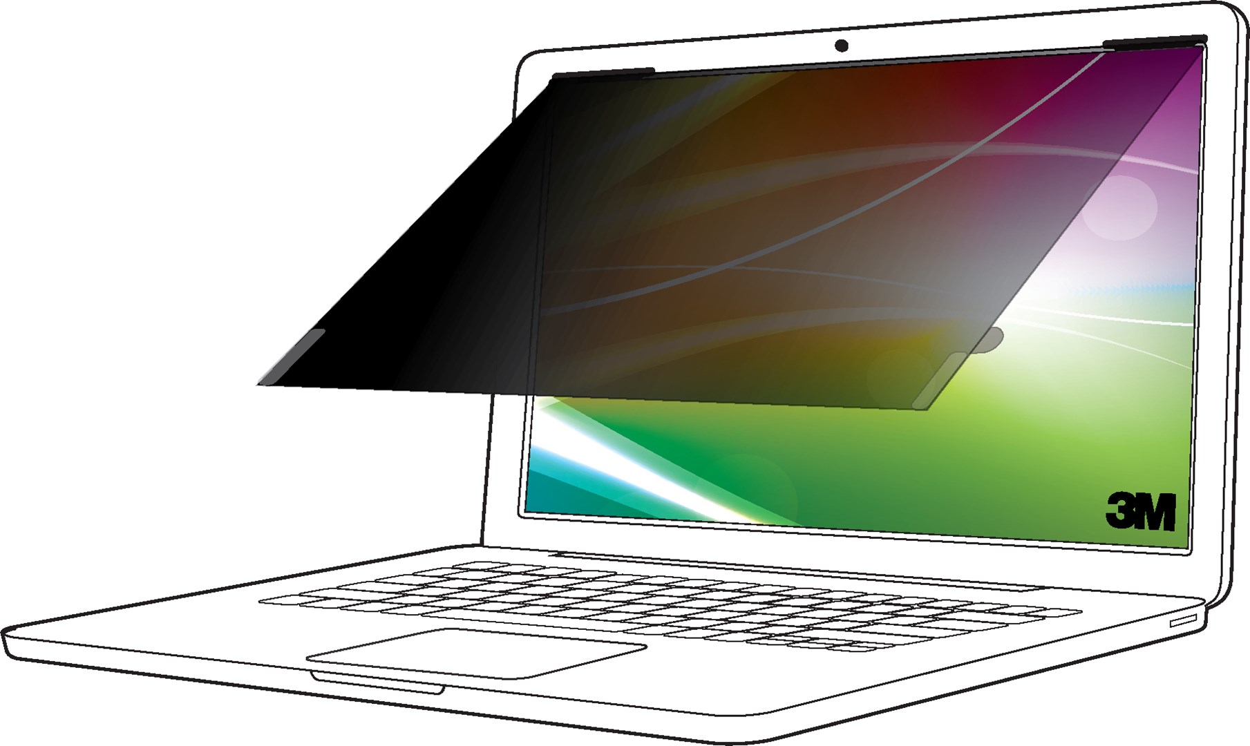 Filtr prywatności do ekranu 3M Bright Screen Privacy Filter