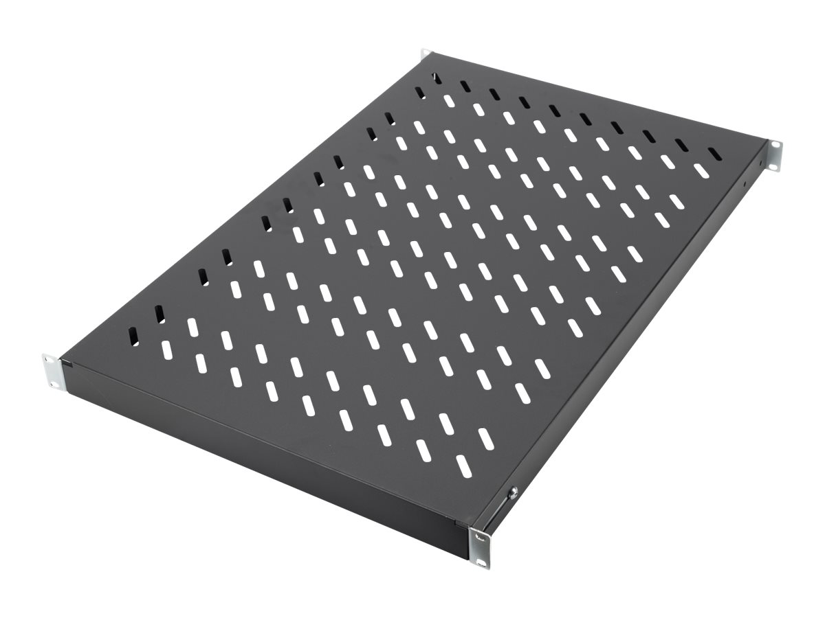 Digitus Półka ze zmiennymi szynami mocującymi do montażu stałego w szafach 483 mm (19")
