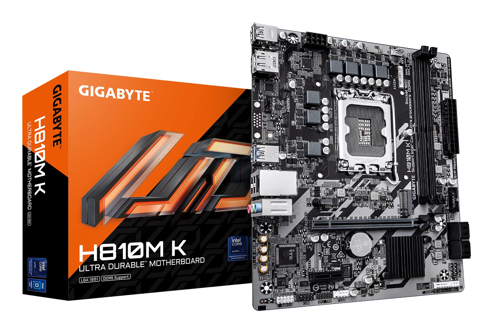 Płyta główna Gigabyte H810M K (H810, S1851, mATX, DDR5)