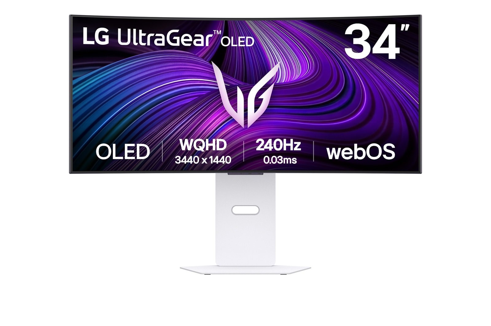 Monitor OLED LG 34GX90SA-W 34" 3440x1440px Wide Quad HD Biały