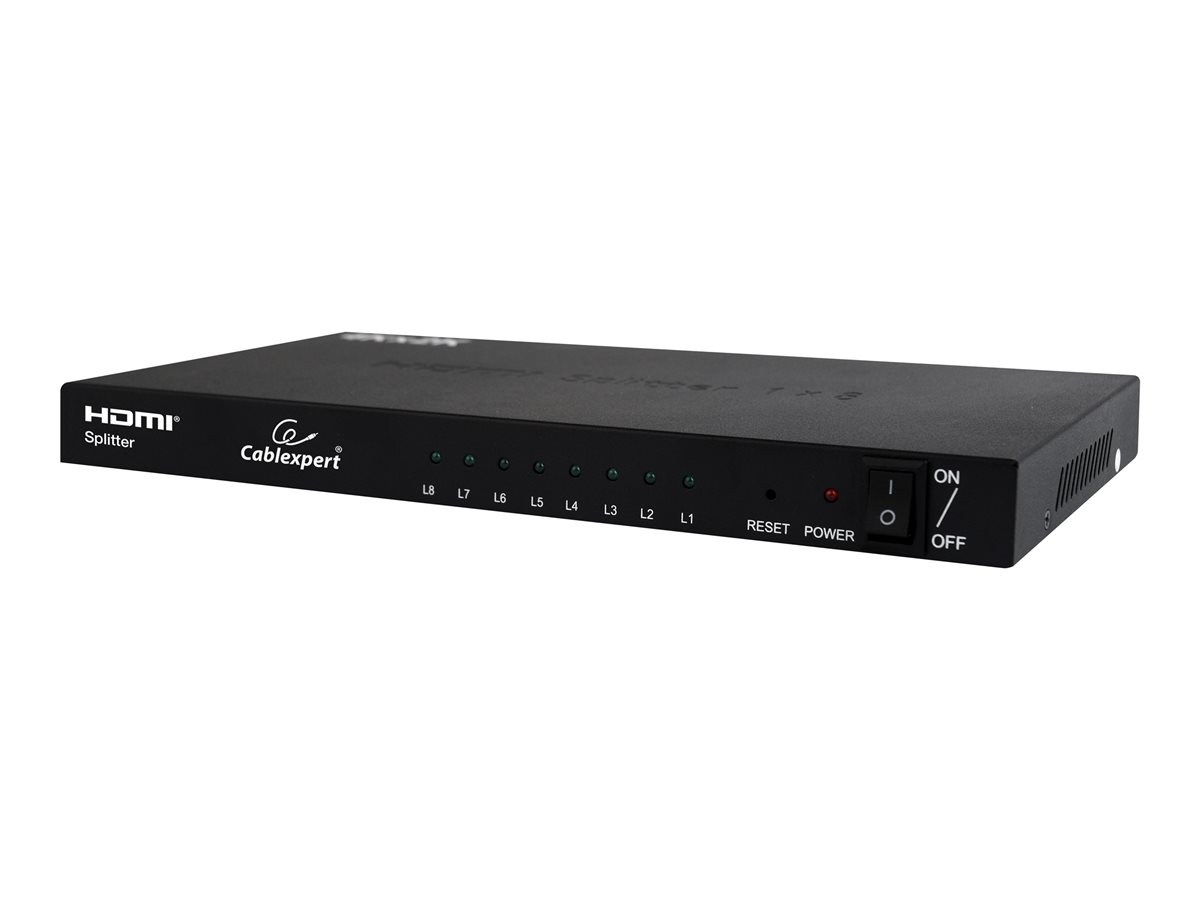 8 portowy splitter HDMI