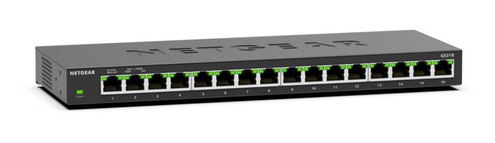 Switch Netgear GS316-300EUS 16p Unmanaged Gigabit