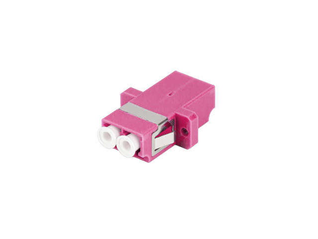 LANBERG Adapter światłowodowy MM LC/UPC DX OM4