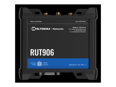 TELTONIKA NETWORKS RUT906 Dual Sim eSIM 4G/LTE/3G EMEA EU RS232 RS485 Router