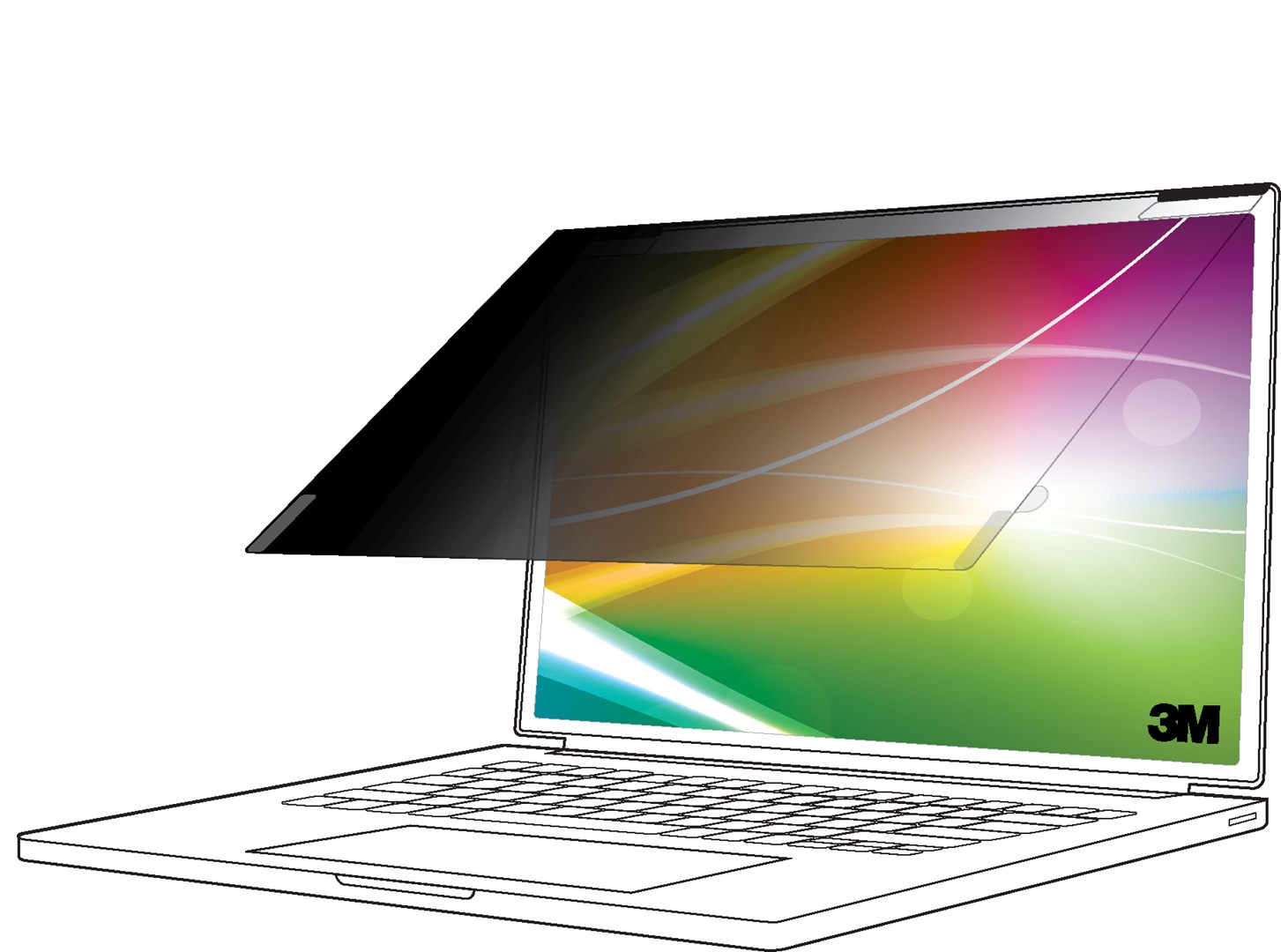 Filtr prywatności do ekranu 3M Bright Screen