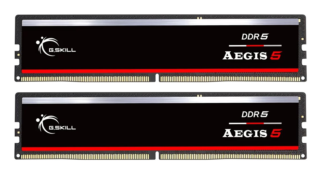 G.SKILL AEGIS 5 DDR5 2X32GB 6000MHZ CL36-36 XMP3 BLACK F5-6000J3636F32GX2-IS
