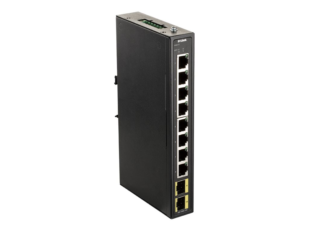 D-LINK Industrial Gigabit Unmanaged Switch 8 Ports Gigabit + 2 Ports SFP