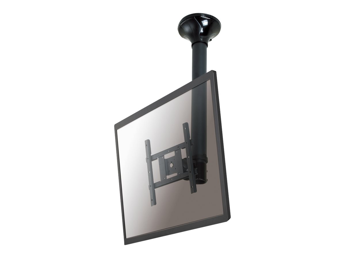 NEOMOUNTS FPMA-C200BLACK Uchwyt sufitowy do monitora 10-40cali max 20kg tilt/swivel/rotate regulacja wysokości 64-104cm