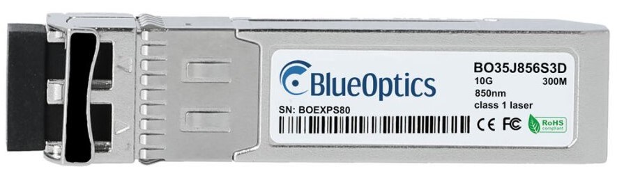BlueOptics J9150D-BO moduł przekaźników sieciowych Swiatłowód 10000 Mbit/s SFP+ 850 nm