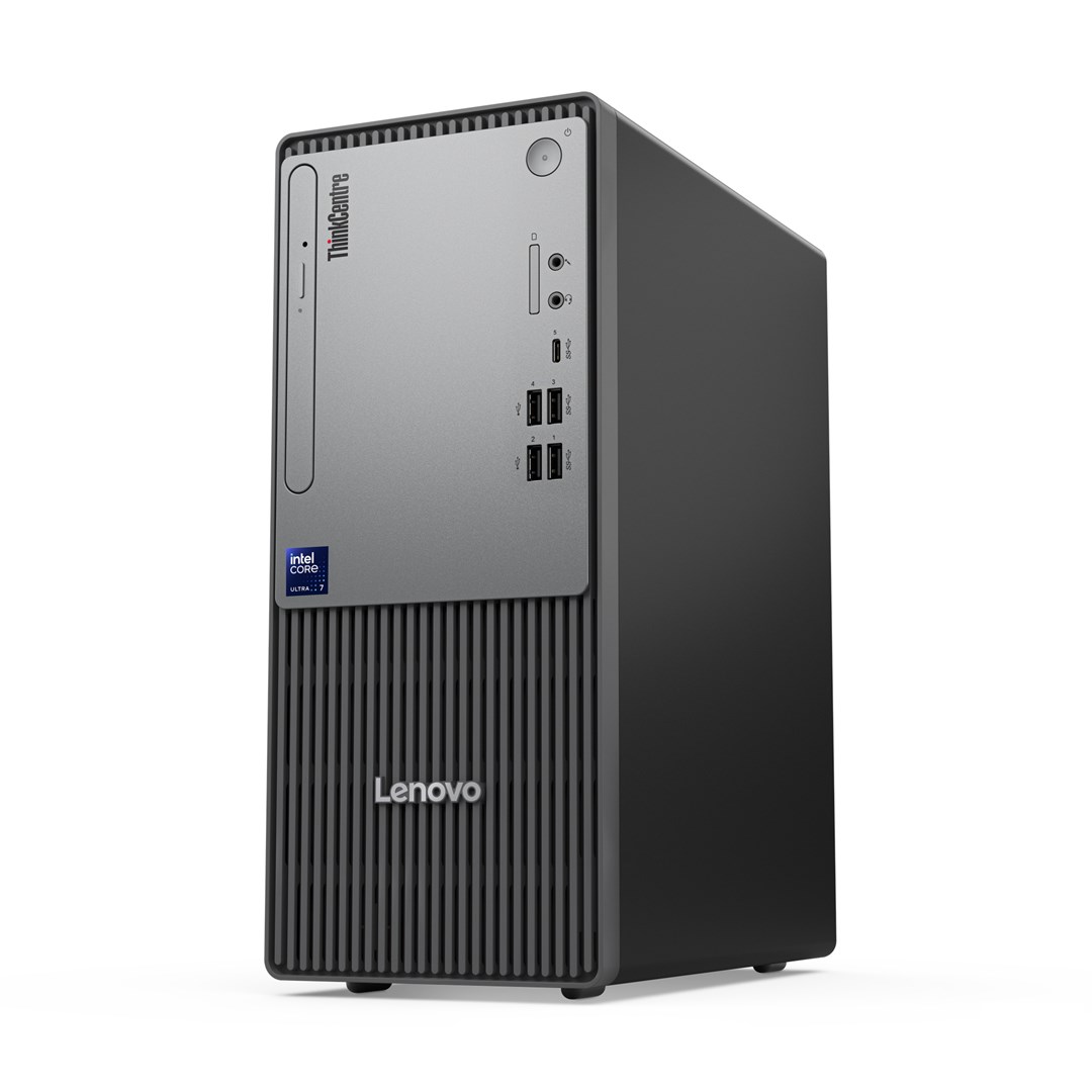 Lenovo ThinkCentre neo 50t Gen 6 Intel Core Ultra 5 225 16 GB DDR5-SDRAM 512 GB SSD Windows 11 Pro Tower PC Czarny