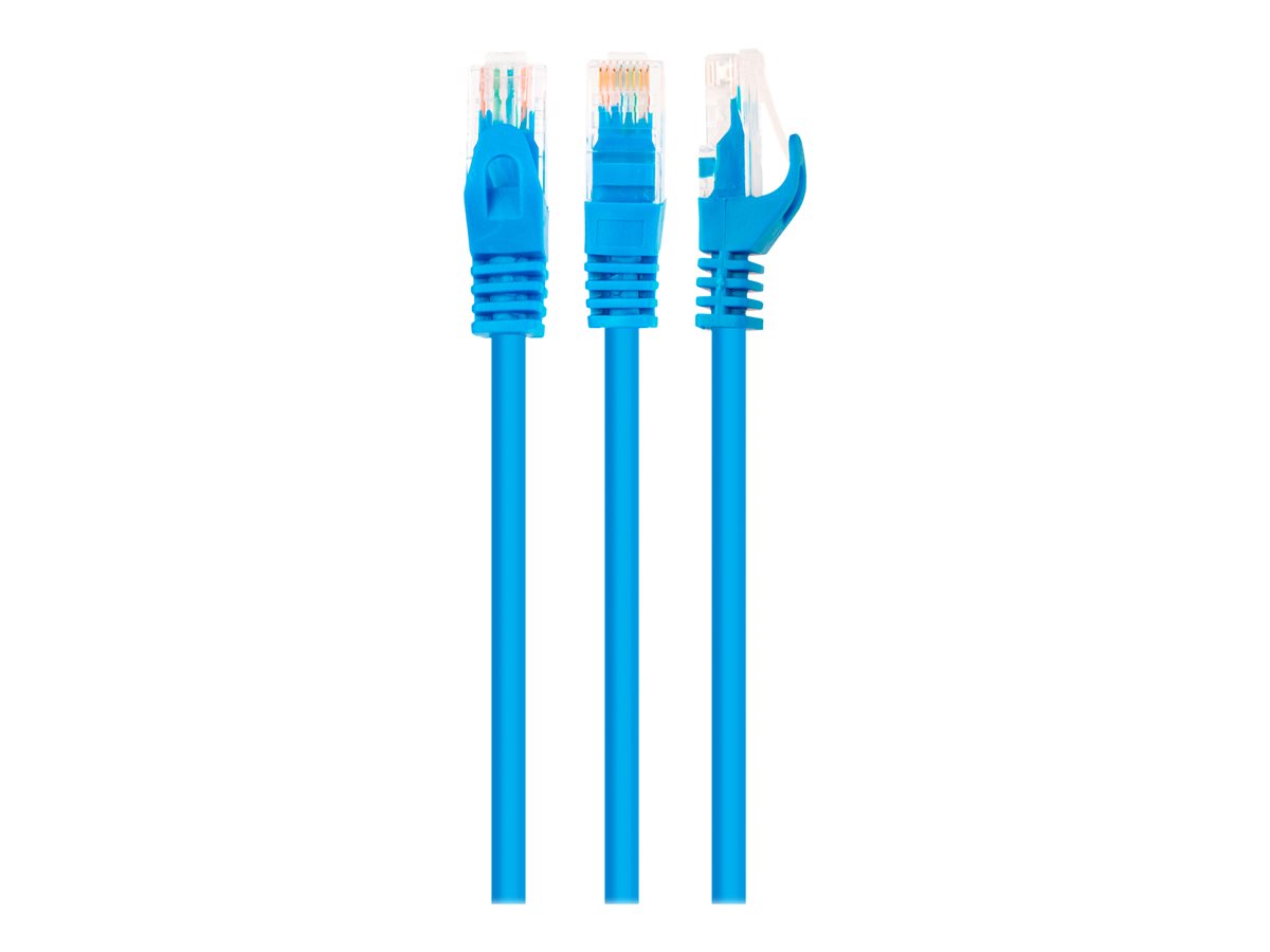 Patch cord Kat.6 UTP 3m niebieski