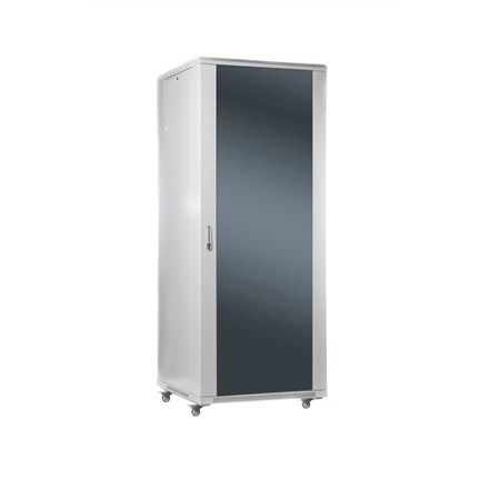 Szafa wolnostojąca 19" | 22U-60/60NAC | Szary | Maksymalne obciążenie 800kg; zdejmowane i zamykane panele boczne; drzwi szklane; Niezmontowany | Głębokość: 60 cm