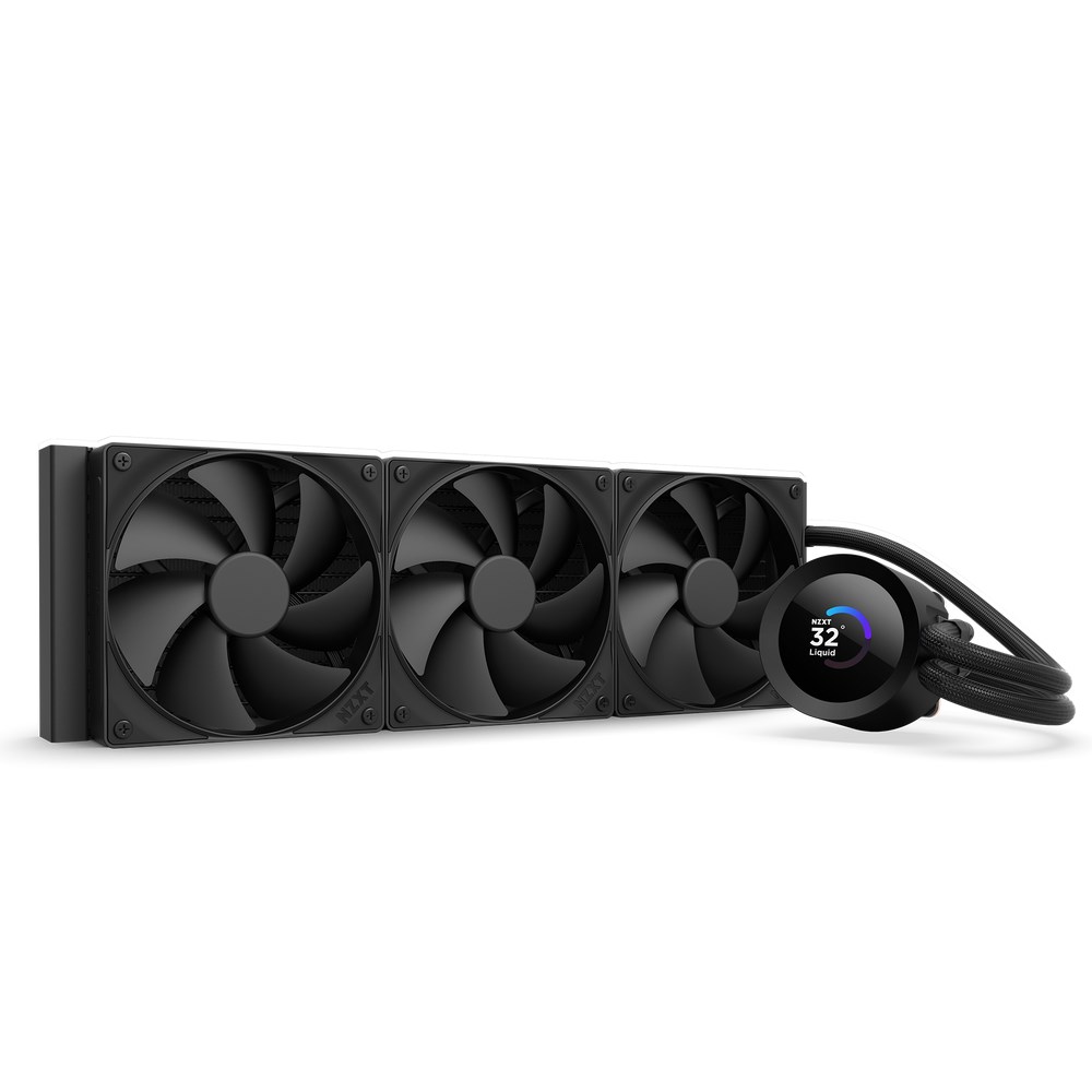 Chłodzenie wodne Nzxt Kraken Plus 360 (RL-KN360-B2) 12cm Czarny