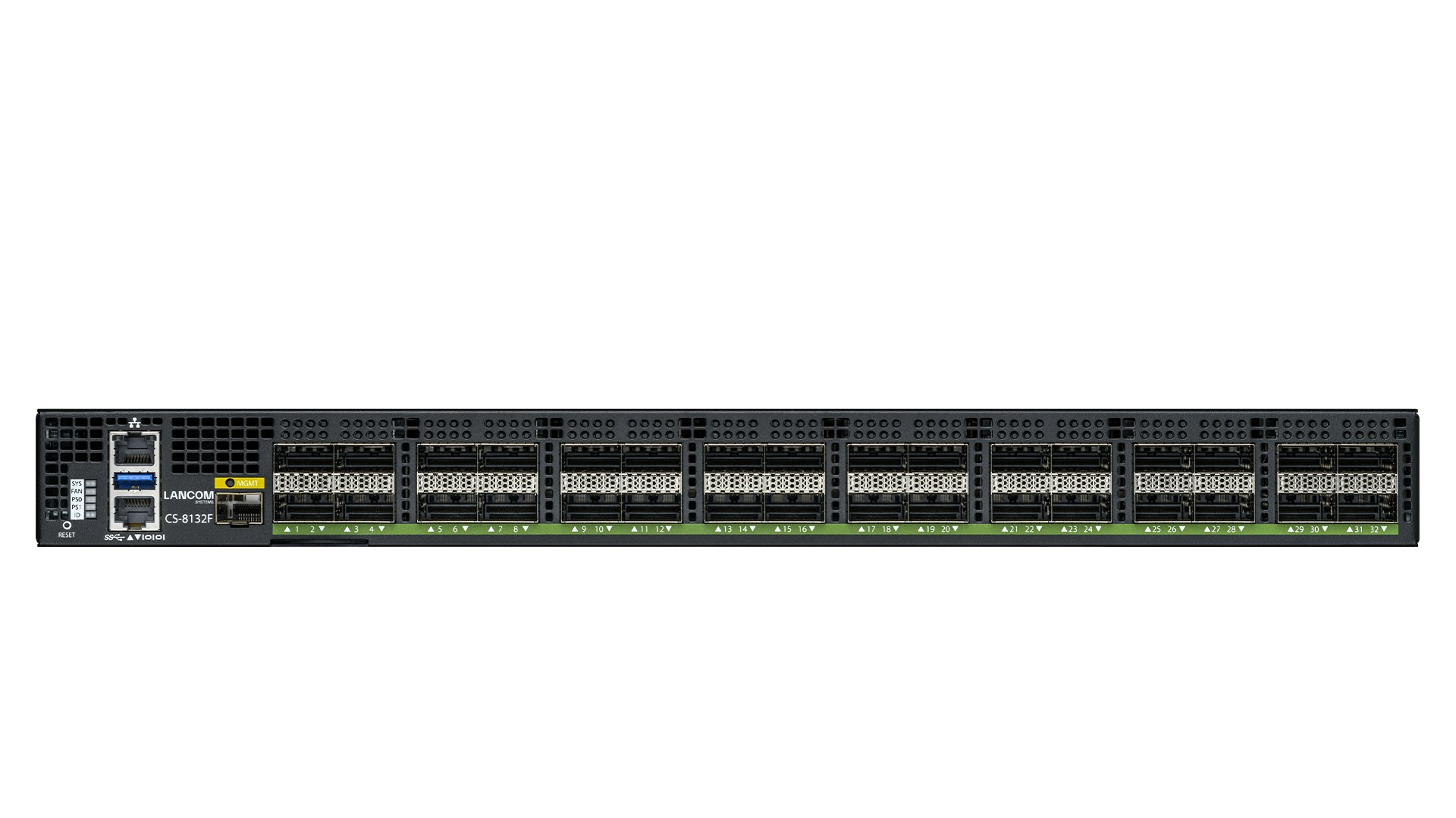 LANCOM CS-8132F-B2F Zarządzany L2/L3 1U Czarny
