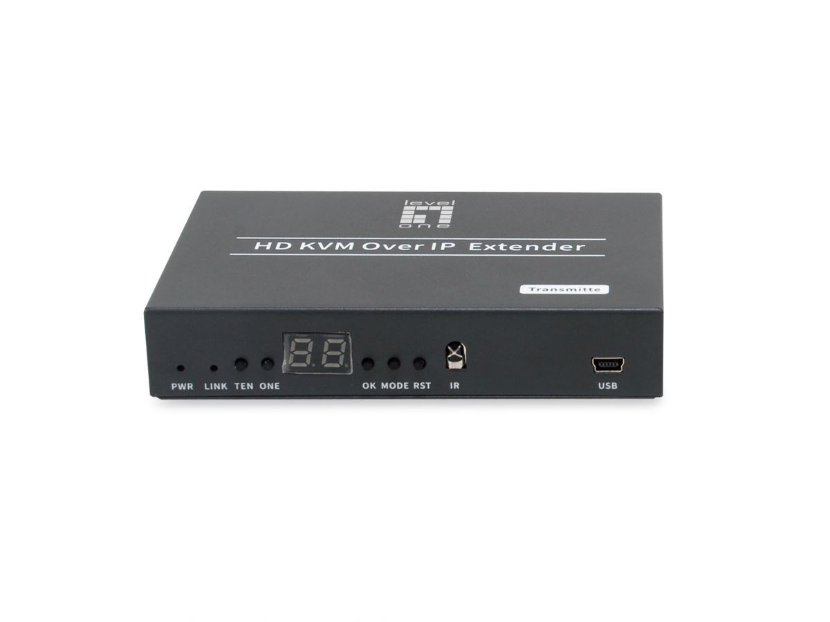 Nadajnik ściany wideo HDMI przez IP PoE sw LevelOne HVE-6701T
