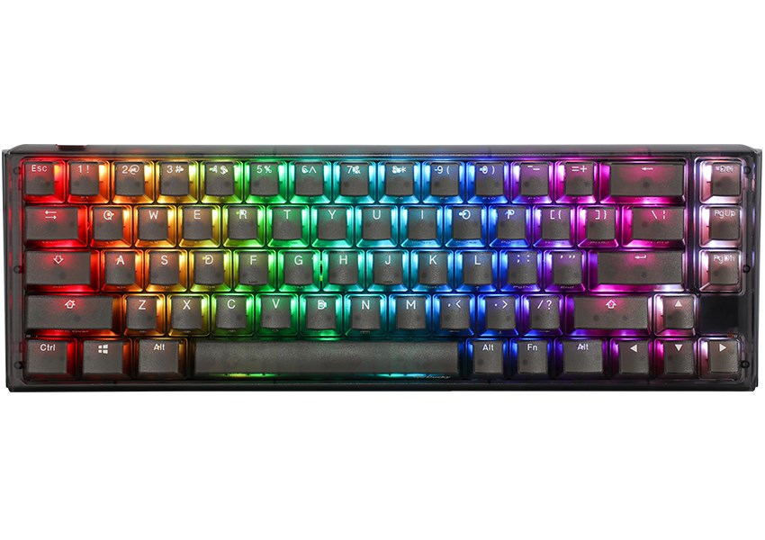 Klawiatura gamingowa Ducky One 3 Aura Black SF, RGB LED - MX-Speed-Silver