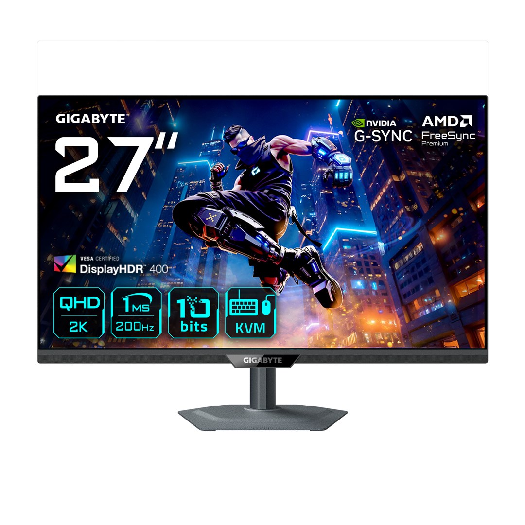 GIGABYTE M27Q2 QD monitor komputerowy 68,6 cm (27") 2560 x 1440 px Quad HD LED Czarny