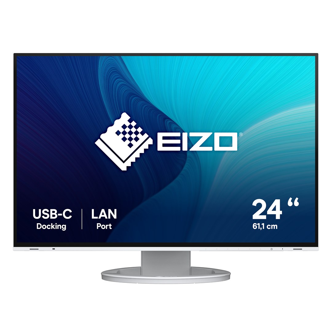 Monitor EIZO FlexScan EV2495-WT - 61,2 cm (24,1") - 1920 x 1200 pikseli - WUXGA - LED - 5 ms - Biały