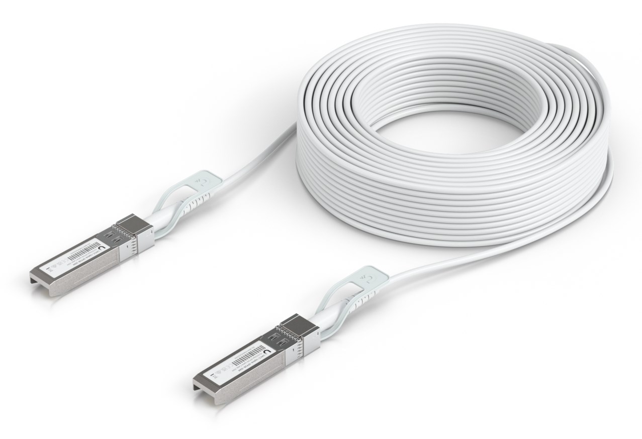 Ubiquiti UACC-Uplink-SFP28-30M kabel InfiniBand / światłowodowy Biały
