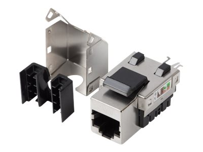 Moduł keystone gniazdo RJ45 - LSA FTP kat.6 90 stopni do puszki montażowej