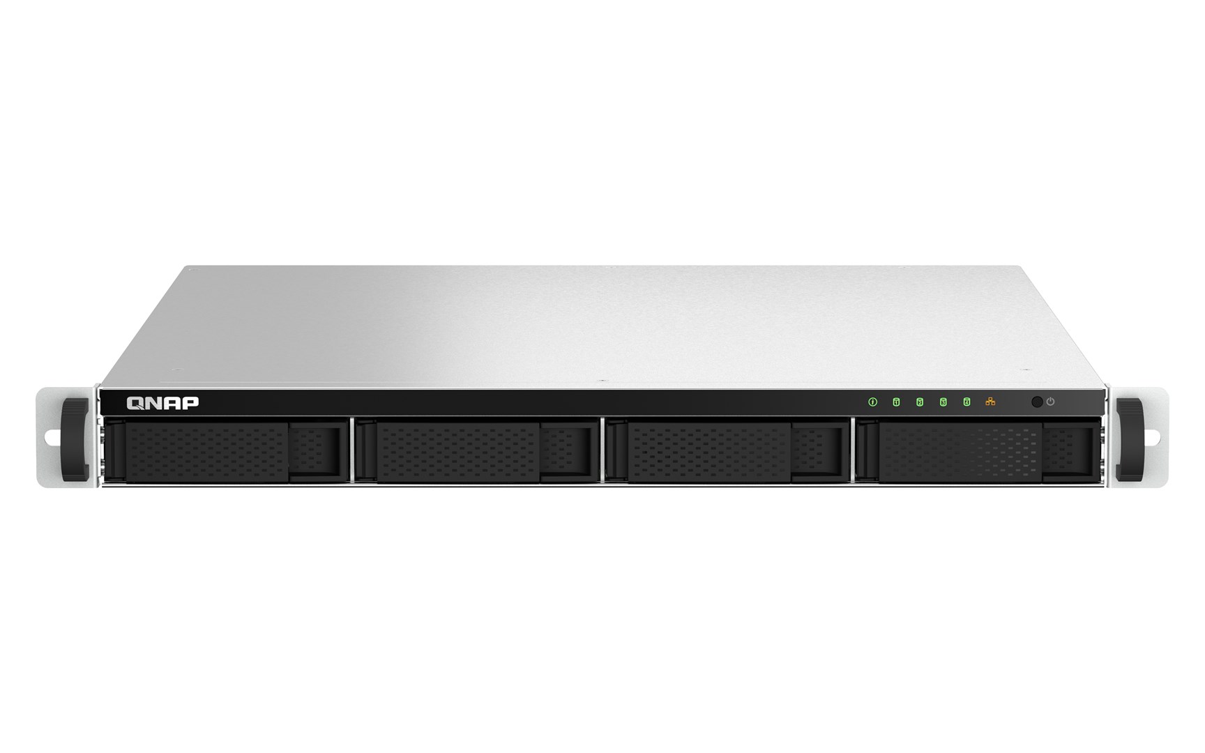 Qnap TS-464U-RP-8G, 1U, 4 x 2.5"/3.5" SATA , Intel Celeron N5105/N5095 4C/4T, 8GB RAM onboard ( not expandable), 2 x 2.5GbE, Redundant PSU