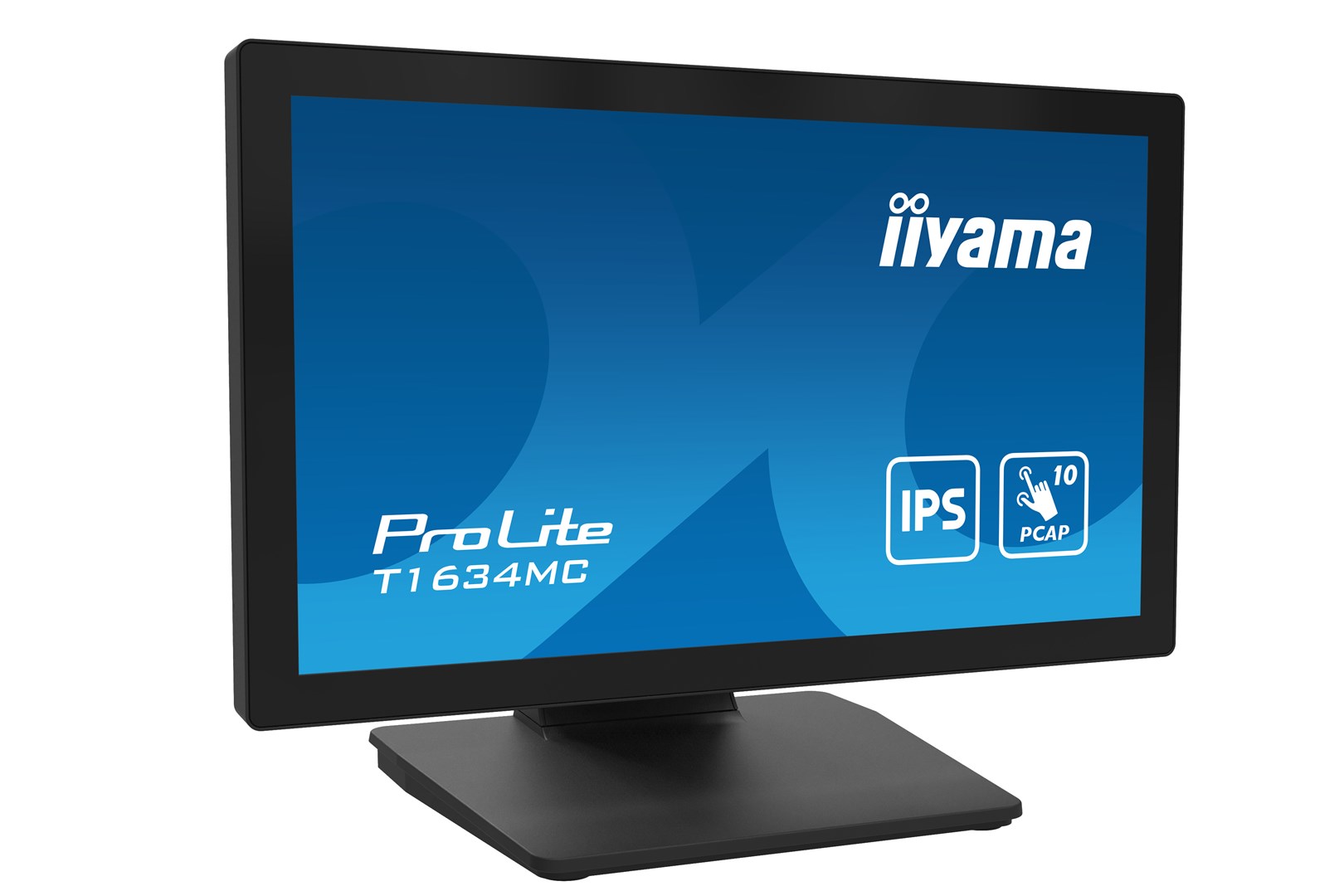 iiyama ProLite T1634MC-B1S monitor komputerowy 39,6 cm (15.6") 1920 x 1080 px Full HD LED Ekran dotykowy Czarny